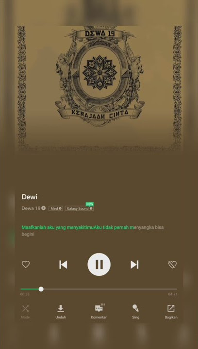 Dewa 19 - Dewi | Story WA #shorts #dewi #dewa19 #mahadewa #storywa #storywajoox