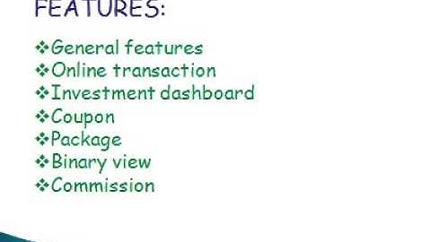 Web based mlm script | web based mlm software | Board mlm