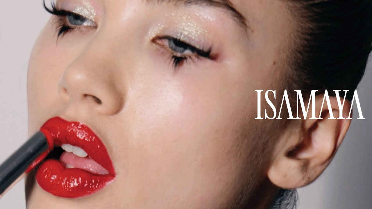 Spiked Lash and Red Lip Fashion Week Look | ISAMAYA BEAUTY - YouTube