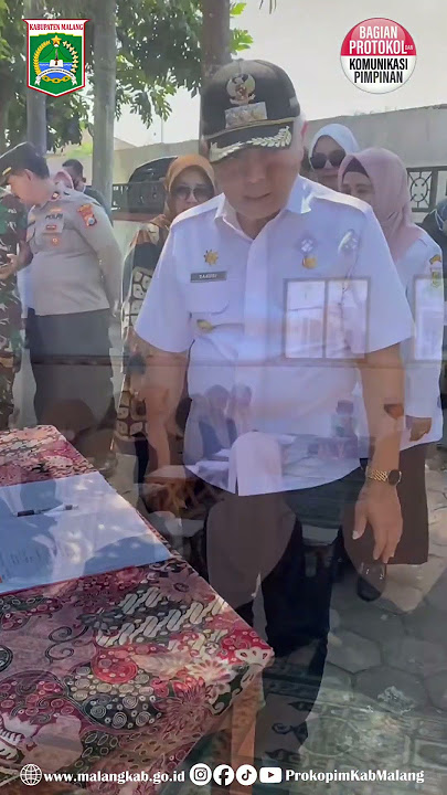 Bupati Malang Pimpin Sambang Desa Gotong Royong Kecamatan Pakisaji #bupatimalang #shorts