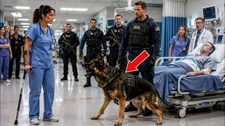The K9 Guarded Him Like a Weapon — Until the Disabled Nurse Whispered One Code