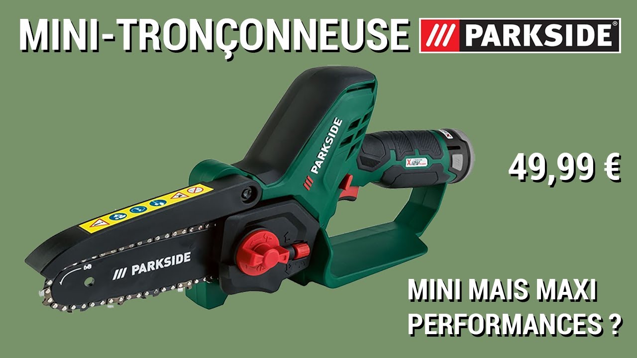 Test] - Mini-tronçonneuse Grenintol 8 pouces 