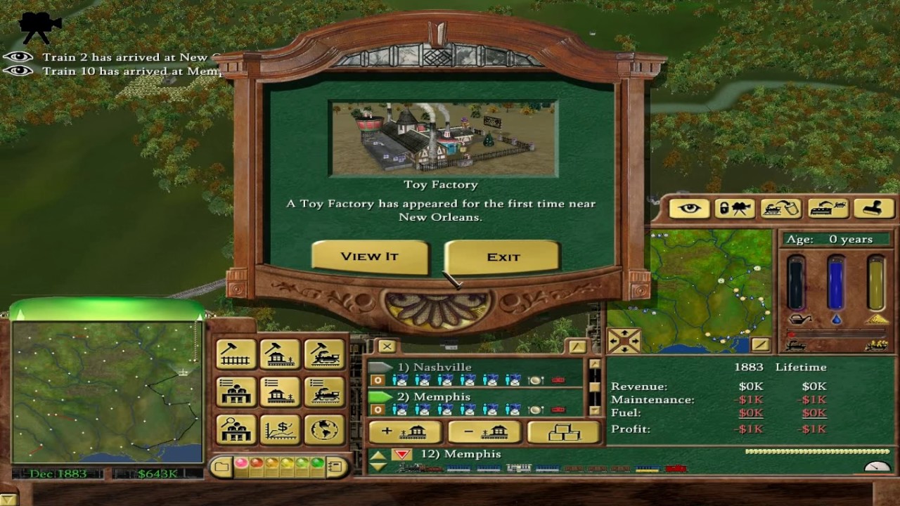 Let's Play Railroad Tycoon 3 Coast to Coast Scenarios: Louisiana