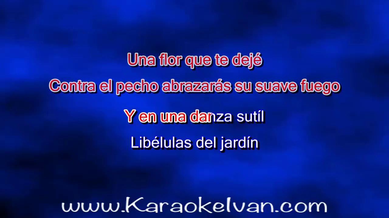 Manuel García, Mon Laferte - La danza de las Libélulas KARAOKE - YouTube