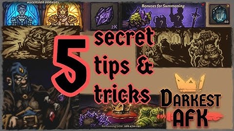 Darkest AFK - 5 secret tips and tricks