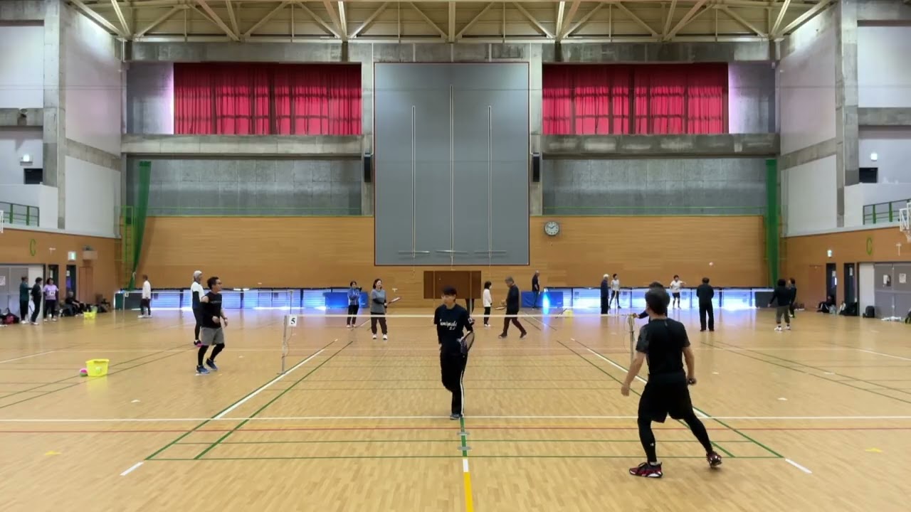 R8 2/15 宮崎市会長杯　後半6試合目　新甫ペア VS 長友・平元ペア