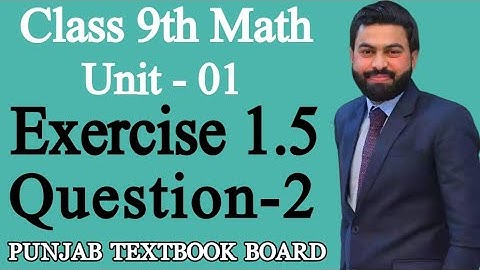 Class 9th Math Unit 1 Exercise 1.5 Question 2- Singular Matrices and Non Singular Matrices - E.X 1.5