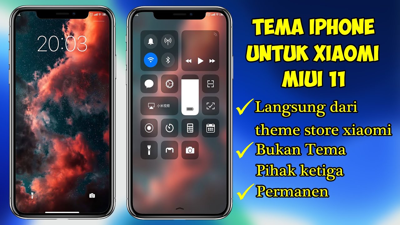 Tema Iphone Untuk Xiaomi MIUI 11 Permanen Dari Theme Store ...