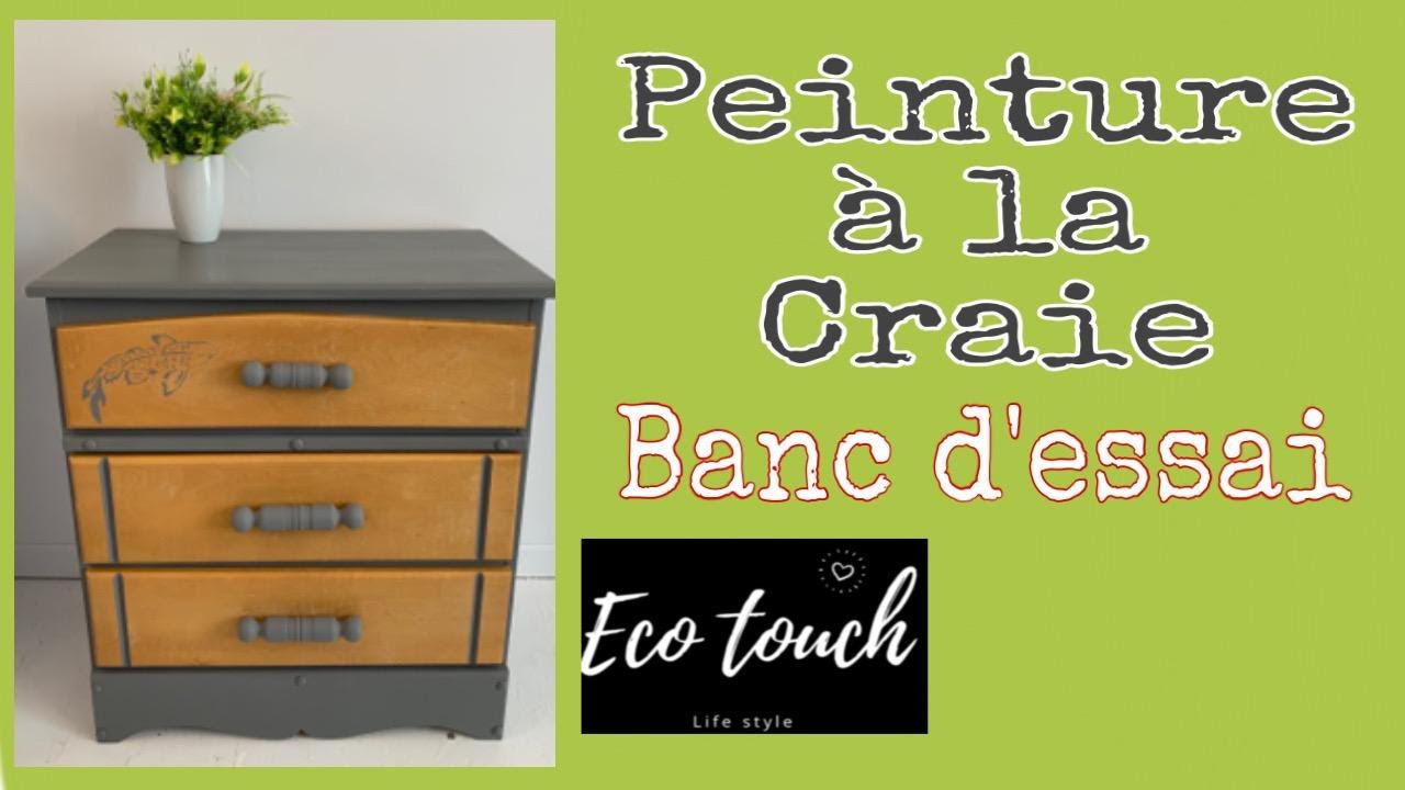 Banc d'essai - Peinture à la craie COLORANTIC - Eco Touch