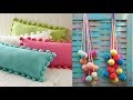 【DIY】ポンポンを使ったカラフルで可愛いインテリア雑貨アイディア♡～Cute interior miscellaneous goods idea using pom pom.