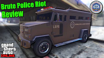 GTA 5 - Is The Police Riot Worth It? (Brute Police Riot Customization & Review 2024)