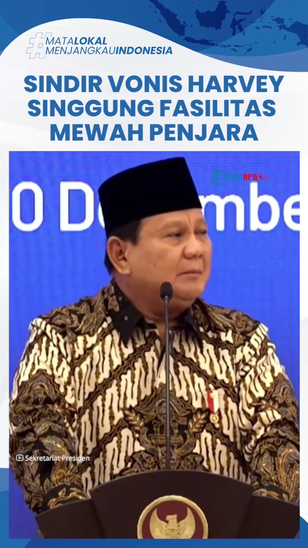 Prabowo Sindir Pedas Vonis Ringan Harvey Moeis: Rampok Triliunan Jangan-jangan Dipenjara Pakai AC