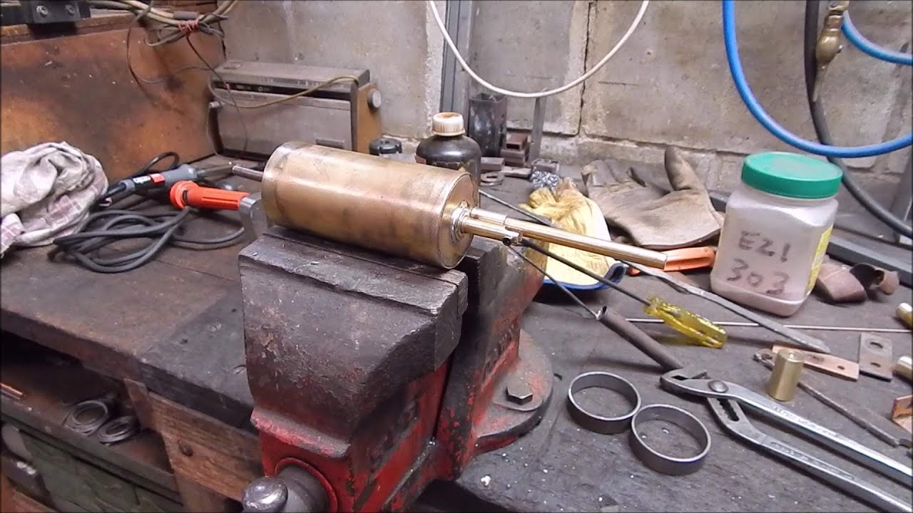 I build a unique model steam engine without plans - YouTube