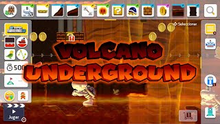 NSMBU Volcano Underground Theme in Super Mario Maker 2 | Final Update