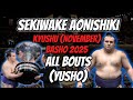 Sekiwake Now Ozeki Aonishiki Yusho Kyushu November Basho 2025 ALL Bouts