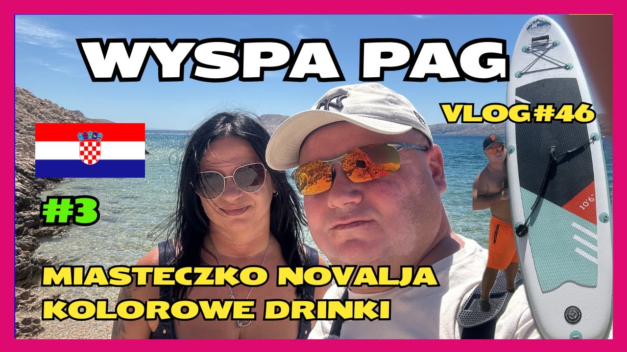  🇭🇷PRZEJMUJEMY WYSPĘ PAG💙CZARNA LIMUZYNA WJEŻDŻA🩷 MARINA W NOVALJA🌎cz.3