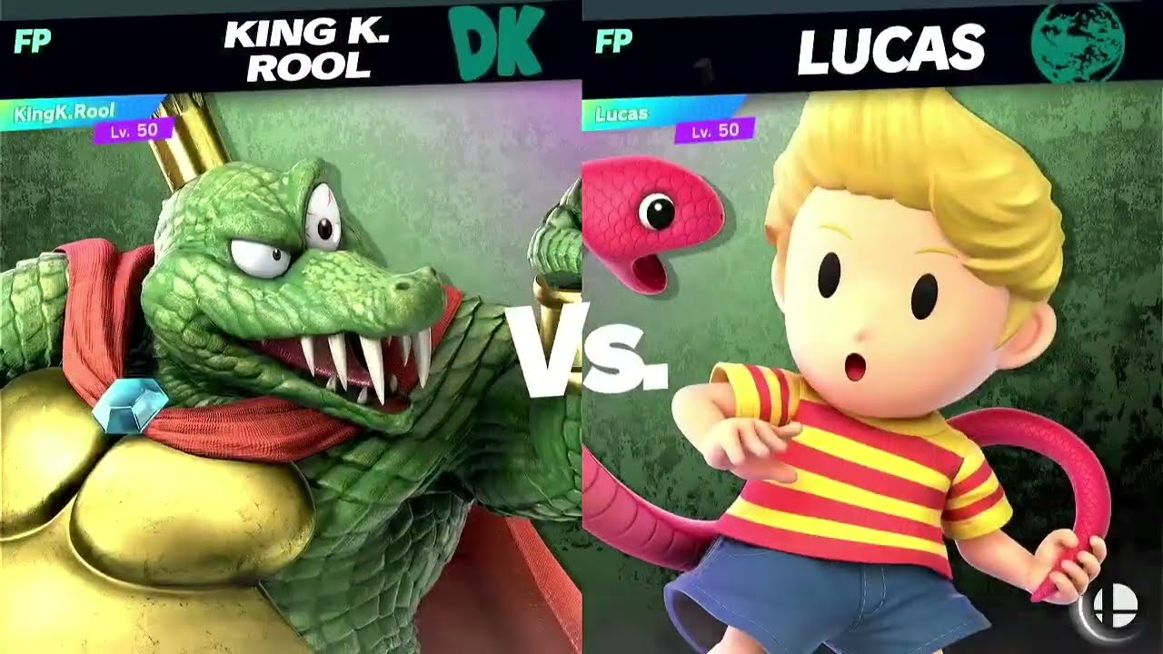 Super Smash Bros Ultimate Amiibo Fights EX K Rool vs Lucas