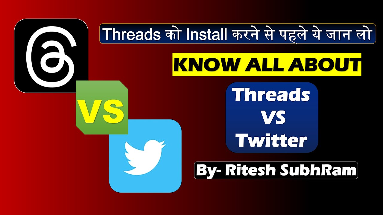 Instagram Threads Kya Hai ? Instagram Threads Vs Twitter - YouTube