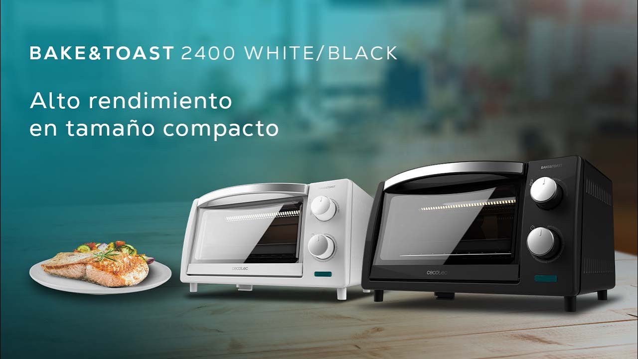 Hornos de sobremesa Bake&amp;Toast 2400 Black/White