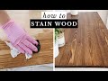 木材を染色する方法|木材と染色の簡単なヒント美しい仕上がりに！