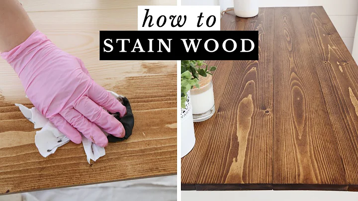 How to Stain Wood | Easy Tips for Staining Wood & ...