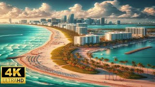 MIAMI 4K - Scenic Relaxation Film with Calming Music