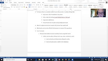 CTEC 134 - Core RDBMS concepts and terms   part 1
