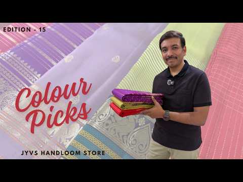 Colour Picks Of Week - 15 | Kanjeevaram Sarees | JYVS Handloom Store | 9951222280