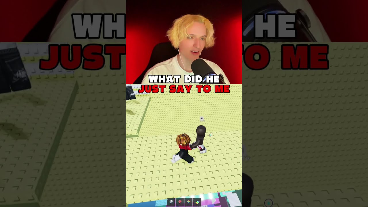 WHAT DID HE JUST SAY TO ME 