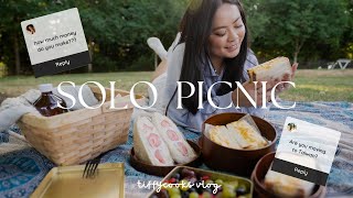 Solo Picnic + Q&A (how much $ do I make? mbti? husband’s red flag? jealousy?) | tiffycooks vlog