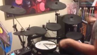 Video thumbnail of "Scott McKeon giving me the blues drum cover by Matt Thompse"