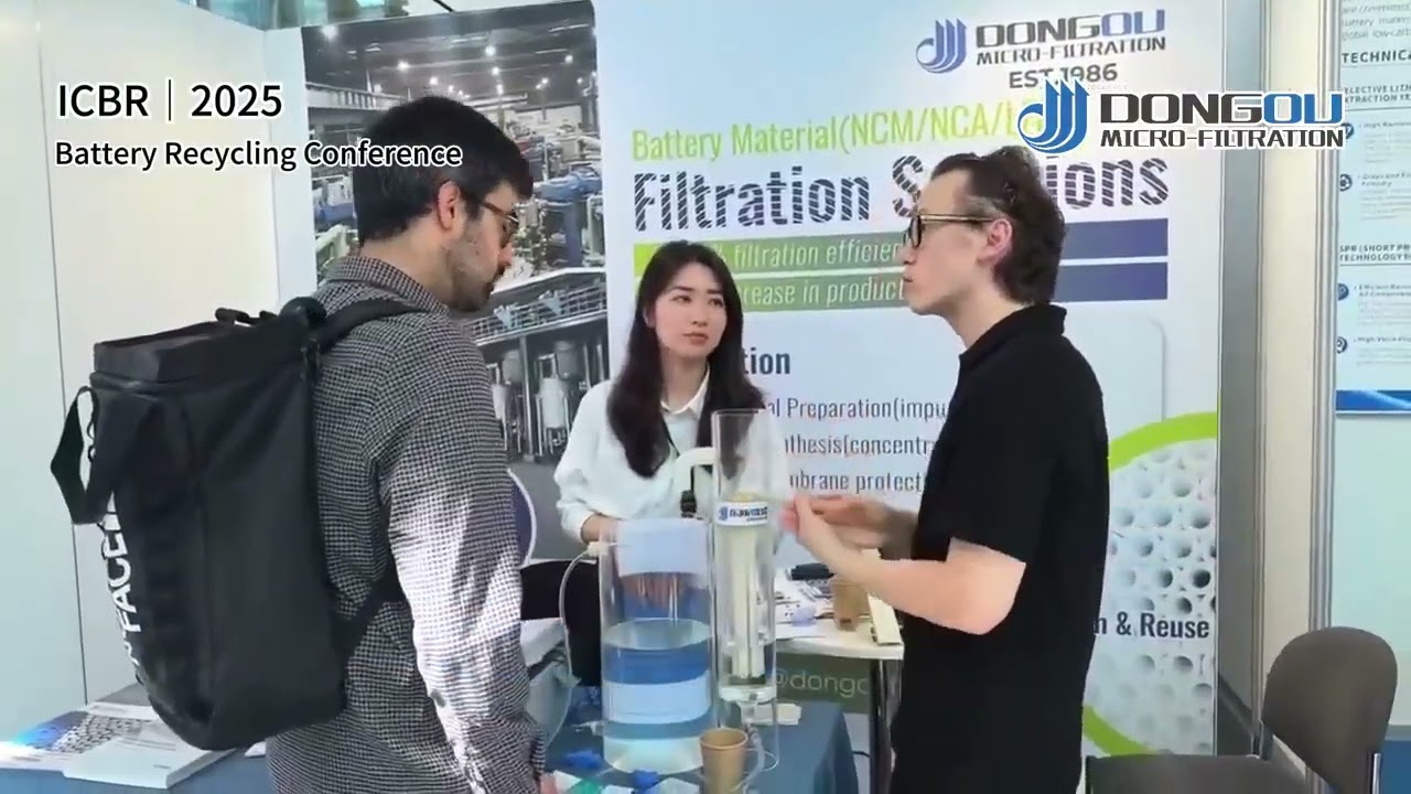 Dongou MF at ICBR battery recycling conference