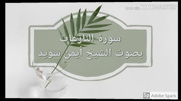 سورة النازعات بصوت الشيخ أيمن سويد | Al nazeaat aemn suead