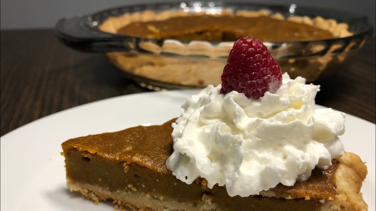 فطيرة اليقطين بطعم لايقاوم pumpkin pie 🥧