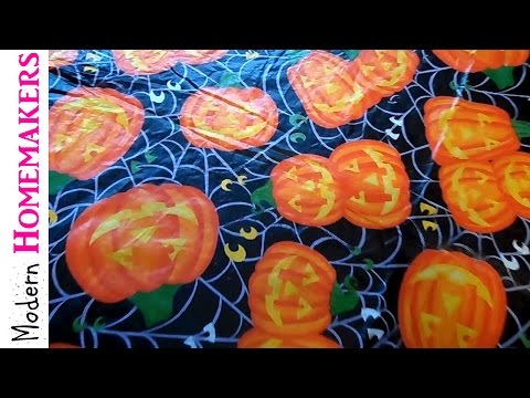 How To Make A Round Tablecloth Out Of An Old Rectangular Tablecloth