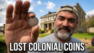 Metal Detecting a 225 year old native stone manor house and finding its lost coins