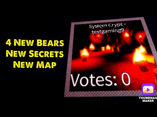 New Map 4 New Bears And New Secrets Roblox Bear Alpha Youtube - roblox bear maps