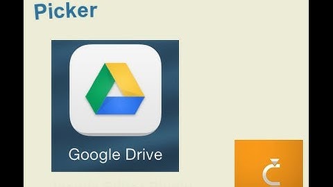 Google Drive Picker for Joomla
