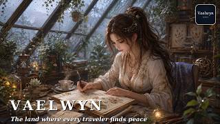 Elara's Study Journey Greenhouse, Library, Observatory & Rainy | Fantasy Focus Music for Study&Work screenshot 3