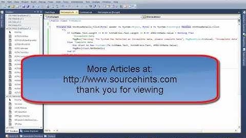 Classes in Visual Basic 2010 part 3.avi