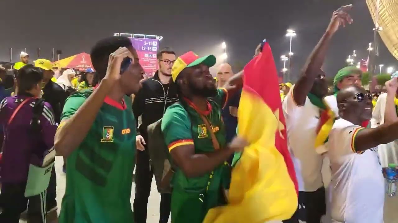 WATCH: Brazil's team bus literally shakes as World Cup favourites dance &  jump around before Cameroon match