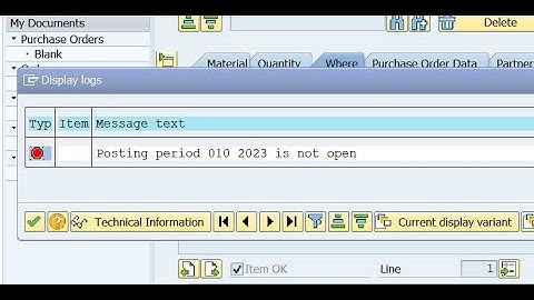 SAP Error // Error Message No. F5201//  Open and close Posting Period In SAP// T- Code 