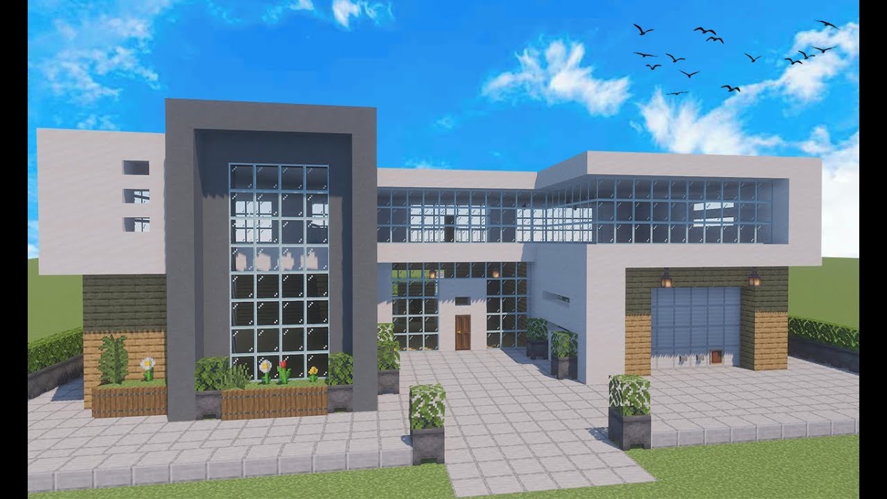 Casa moderna para sobrevivência #fy #minecraft