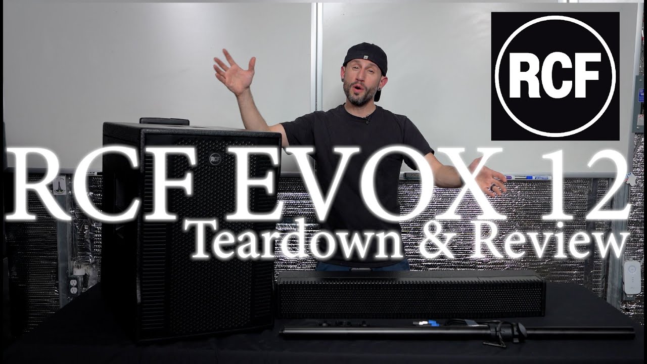 RCF EVOX 12 Column Speaker System TEARDOWN & REVIEW!