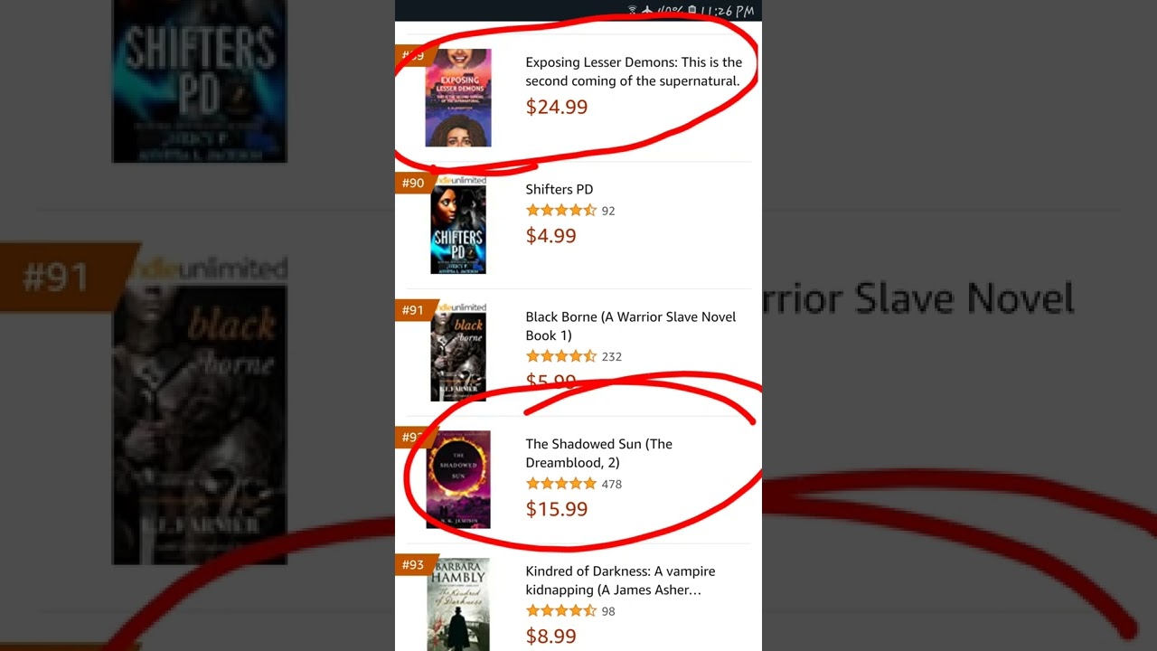 Black Fantasy Top 100! 🎉📚 for Exposing Lesser Demons