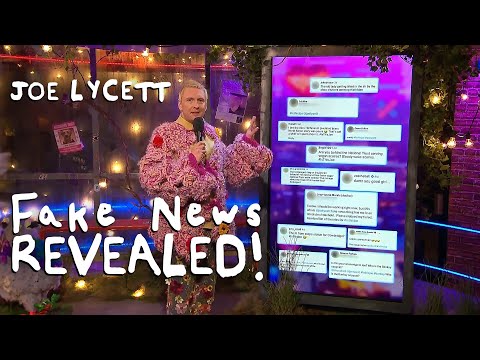 "Of Course It Was Fake!!" - Joe Lycett's Fake News Stories REVEALED! | Late Night Lycett