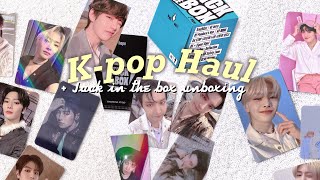 Распаковка K-pop фотокарт stray kids, bts + J-Hope Jack In The Box album  | K-POP HAUL