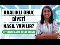 Aralkl oru diyeti nasl yaplr 7 gnlk f dyet lstes  diyetisyen aye tuba engel