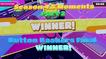 Fall Guys: Season 4.5 Moments Part 2 - Featuring Extreme Mode and Button Bashers Final Winner!