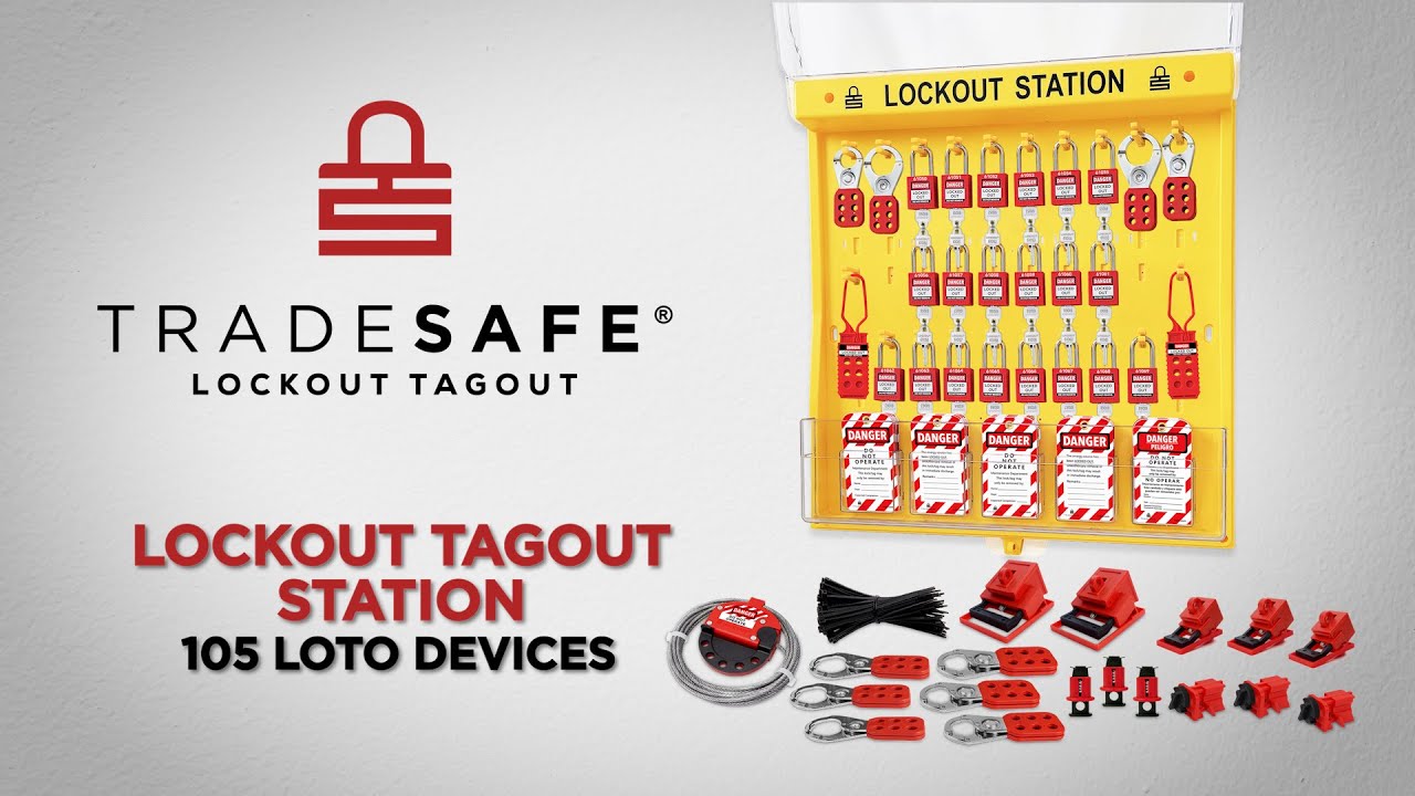 Lockout Tagout Station - XXL Lockout Station | TRADESAFE - YouTube